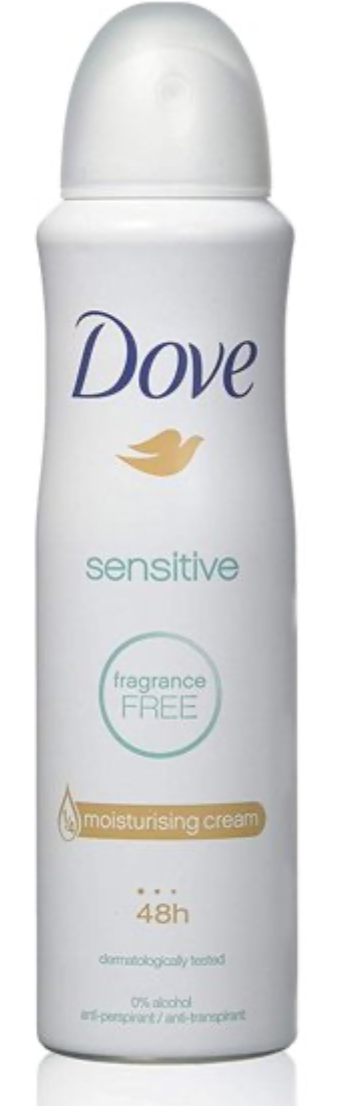 Dove Sensitive Fragrance Free Anti-Perspirant Spray